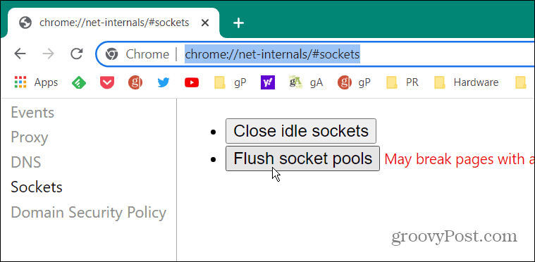 Rett opp ERR_SPDY_PROTOCOL_ERROR i Chrome