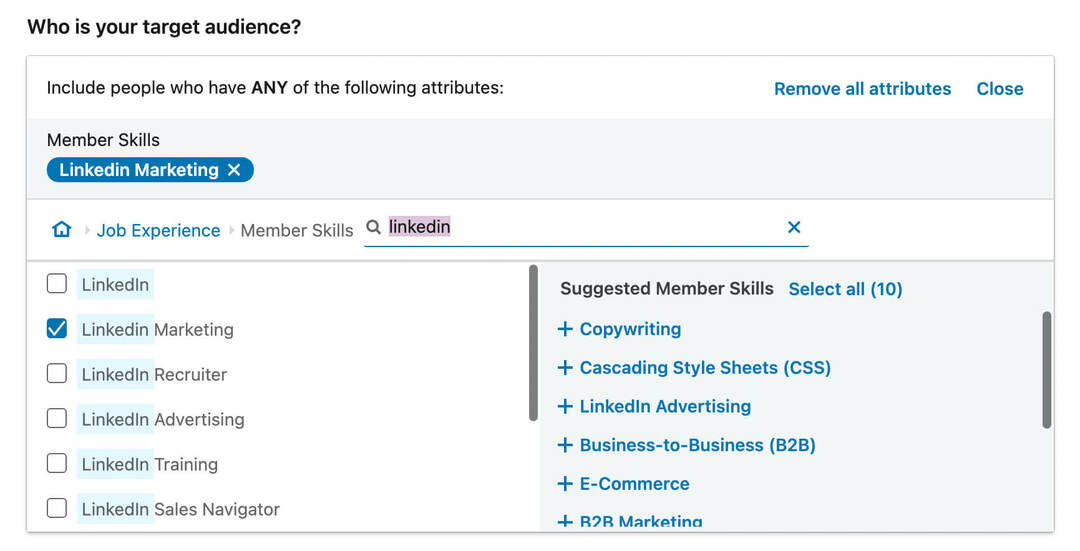 how-to-use-targeting-get-infront-of-competitor-audiences-on-linkedin-member-skills-step-8