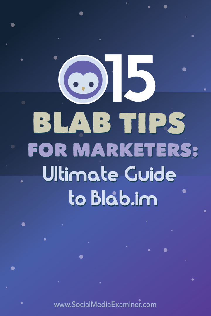 femten blab tips for markedsførere