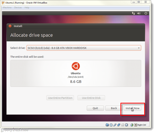be ubuntu om å installere nå