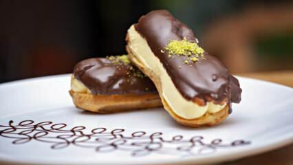 Hvordan lage de enkleste konditori-stil eclairs? Tips for å lage eclairs hjemme