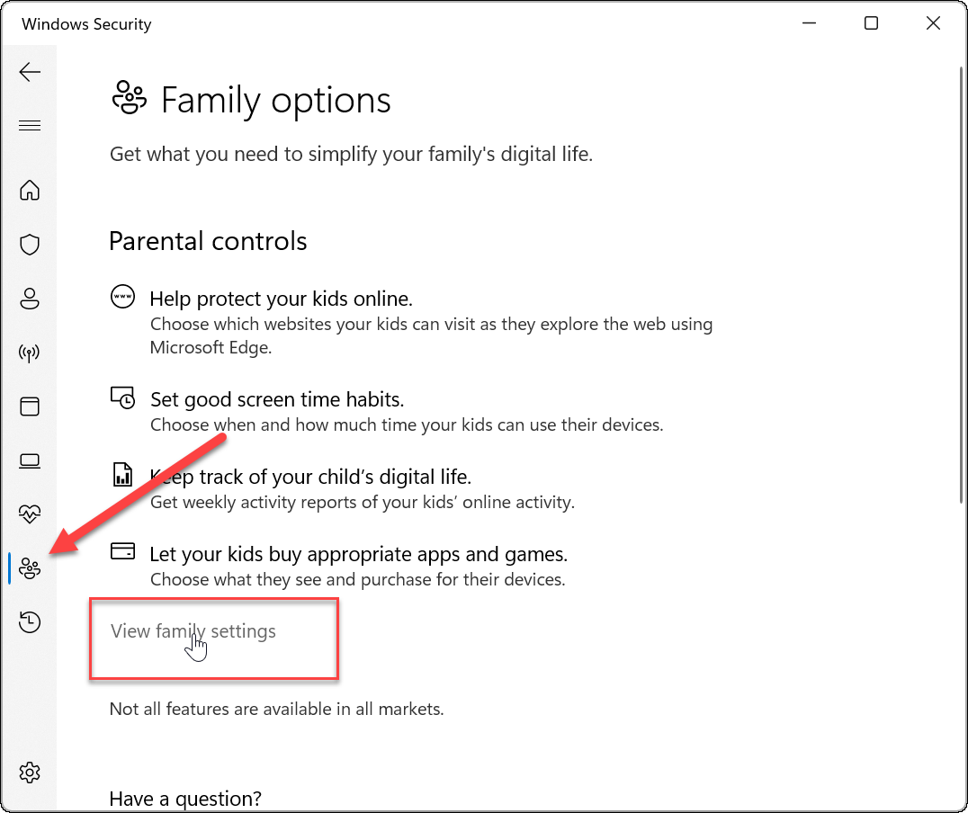 Alternativer for Windows Security Family