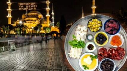 Dydige iftar- og sahur-bønner! Hvordan ville profeten gjøre sahur og iftar? Faste bønn