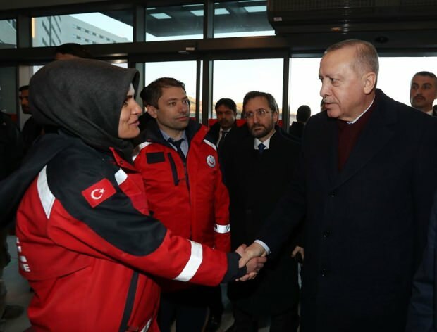 President Erdogan gratulerte Emine Kuştepe