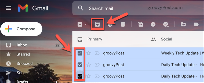 Arkiver e-poster i Gmail