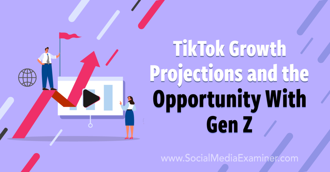 TikTok-vekstprognoser og muligheten med Gen Z: Undersøker for sosiale medier