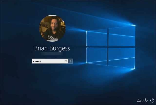 Skjul navn, foto og e-post fra påloggingsskjerm for Windows 10
