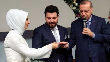 President Erdogan var vitne til datteren til Sefer Turan