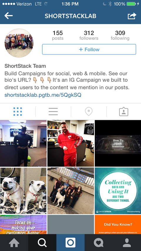 shortstach instagram konkurranse lenkebilde
