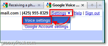 gå til Google-stemmeinnstillinger