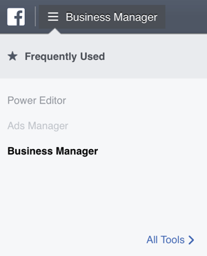 Du må ha en Business Manager-konto for å bruke Facebooks frakoblede hendelser.