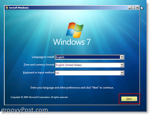 Windows 7 Installer Dual-Boot ved å bruke .VHD-fil