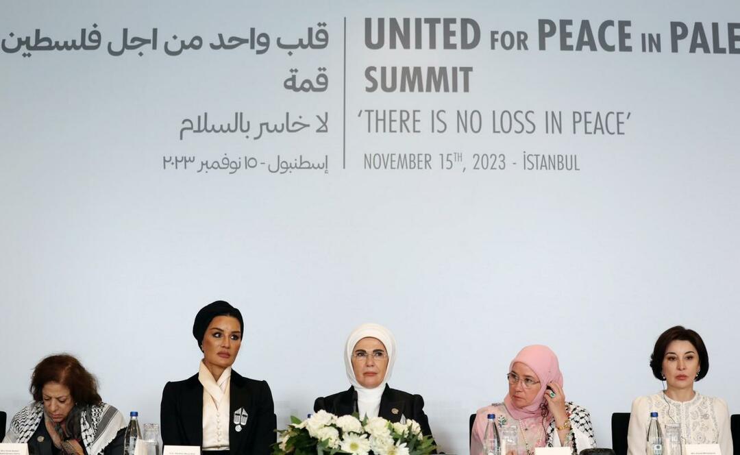  First Lady Erdoğan One Heart Summit for Palestine initiativbevegelse