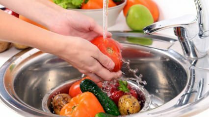Hvordan skal frukt og grønnsaker vaskes? Disse feilene forårsaker forgiftning!