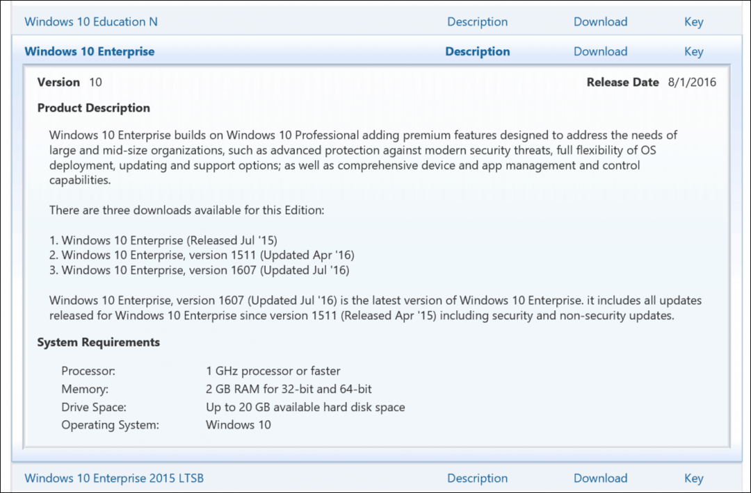 Windows 10 Volumlisens Produktnøkkel VLSC Enterprise Education Pro