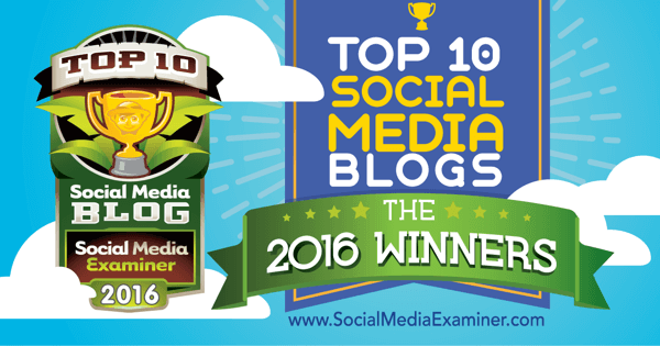 2016 topp ti sosiale mediebloggkonkurranse