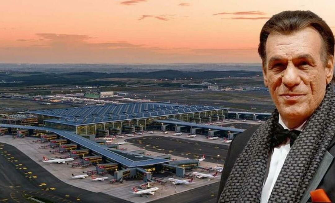 Den verdenskjente skuespilleren Robert Davi beundret Istanbul flyplass!