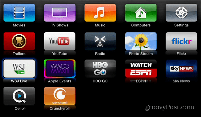 Nye kanalapper Apple TV