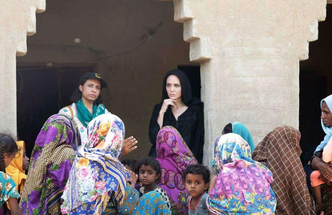  Angelina Jolie appellerte til det internasjonale samfunnet om å hjelpe Pakistan.