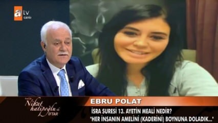 Ebru Polat koblet til programmet til Nihat Hatipoğlu