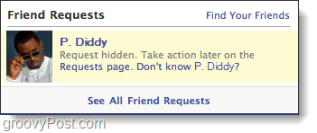 facebook skjult venneforespørsel