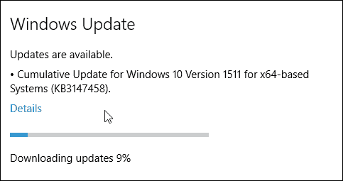 Kumulativ oppdatering av Windows 10 KB3147458