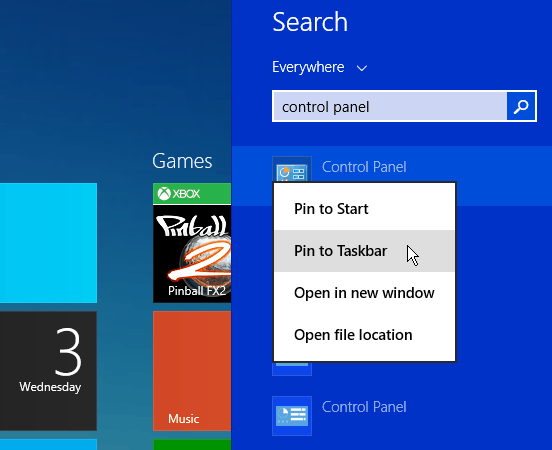 Windows 8.1-søk