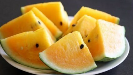 Hva er gul vannmelon, og hva er fordelene med det?