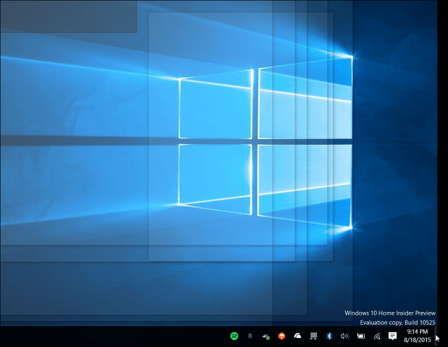 Windows 10 Desktop Peek