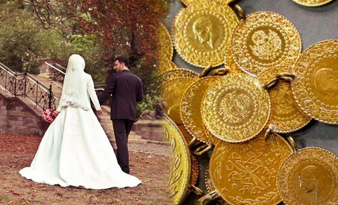 Når blir medgiften lovet til bruden betalt? Er mahr betalt når man er gift?
