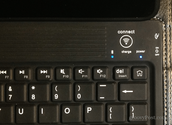 Slå på Bluetooth-tastaturet