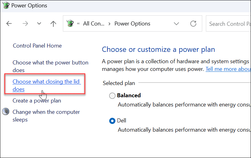 lukk en bærbar datamaskin og bruk en skjerm på Windows 