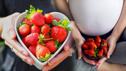 Flekker det å spise jordbær under graviditeten? Bestemmer jordbærsex under graviditet?