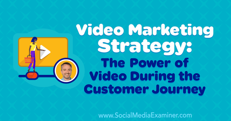 Video Marketing Strategy: The Power of Video Under the Customer Journey med innsikt fra Ben Amos på Social Media Marketing Podcast.