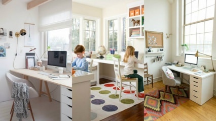 Studierom dekorasjonsforslag som vil gjøre deg mer aktiv mens du jobber hjemmefra