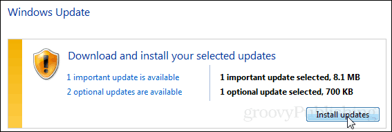Windows-oppdatering 