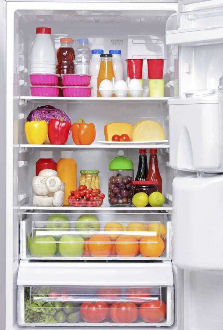 Hvilken mat legges på hvilken hylle i kjøleskapet