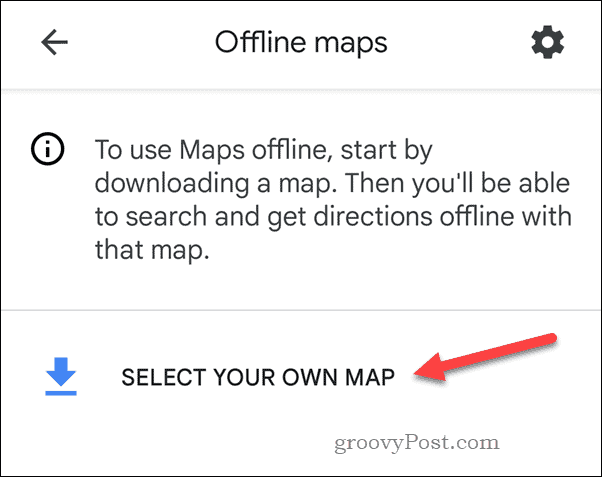 Opprette et offline Google Maps-kart