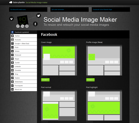 sosiale medier image maker app
