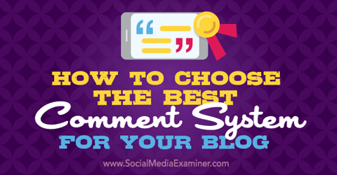 velg et kommentarsystem for bloggen din