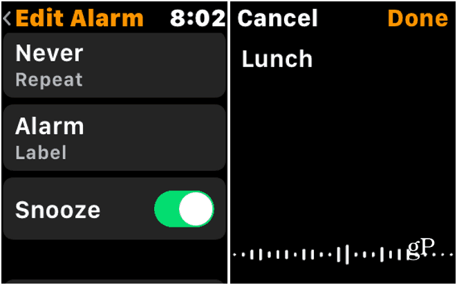 4 Rediger Apple Watch Alarm Label