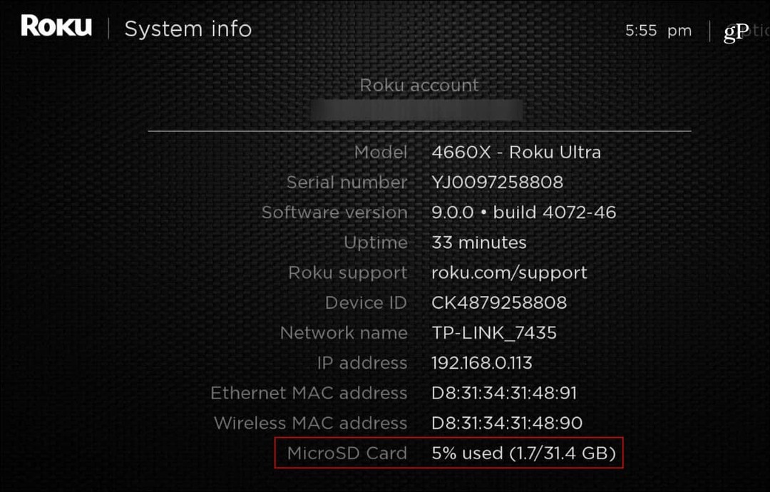 Slik installerer du et microSD-kort i Roku Ultra for ekstra lagring