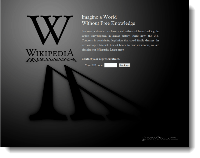 Wikipedia i mørket