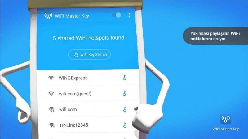 WiFi hovednøkkel