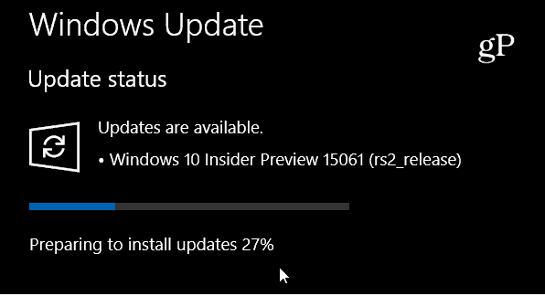 Windows 10 Insider Build 15061 er den tredje PC Preview Build denne uken