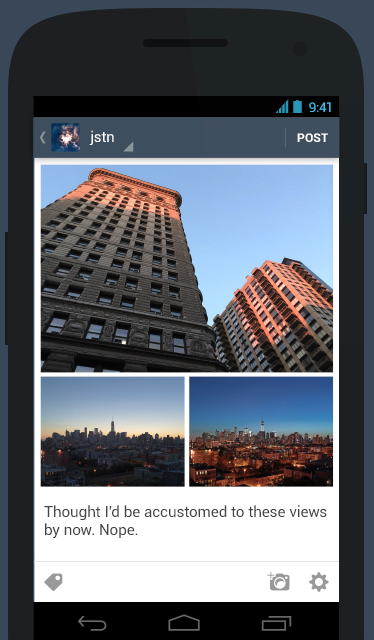 tumblr android oppdatering landskap