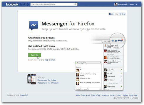 facebook messenger for firefox