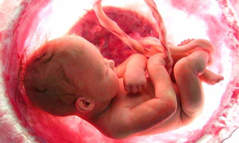 Fødsel av en baby i livmoren