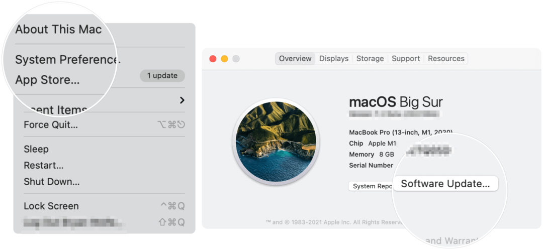 Oppdater Mac