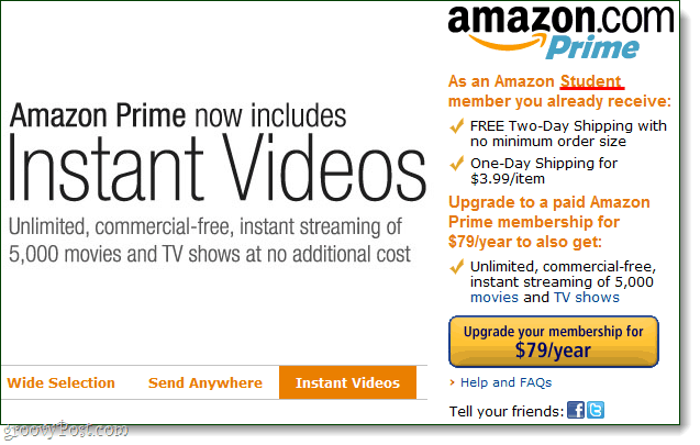 Amazon introduserer gratis streaming av mer enn 2000 filmer og TV-show til hovedbrukere